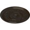Ekena Millwork Tyrone Ceiling Medallion (Fits Canopies up to 6 3/4"), Hand-Painted Stone Hearth, 16 1/8"OD x 3/4"P CM16TYSHF - alternate 3
